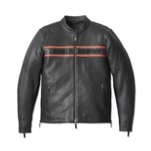 Harley-Davidson Victory Lane II Mens Leather Jacket - Black