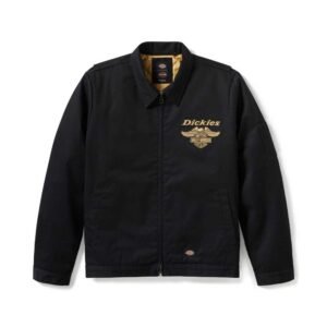 Mens Dickies x H-D Quilted Lined Eisenhower Jacket - Anthracite
