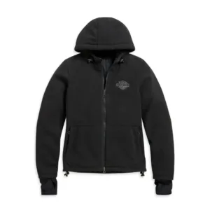 Womens Waterproof Fleece Jacket - Black