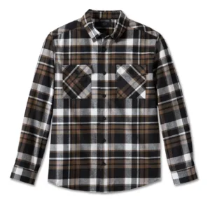Harley-Davidson Essence Mens Shirt - Olive Plaid